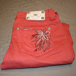Miss Me Skinny Coral Skinny Jeans